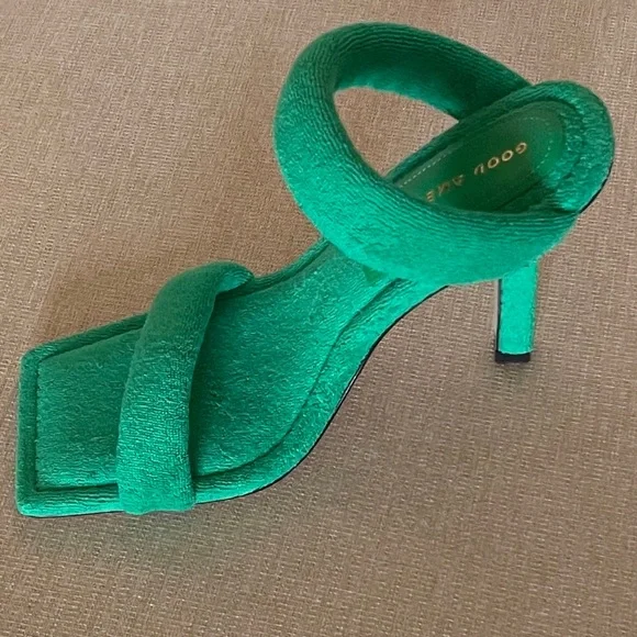 Good American Terry Slip on High Heels Sandals. New. Size 6 - Picture 4 of 16